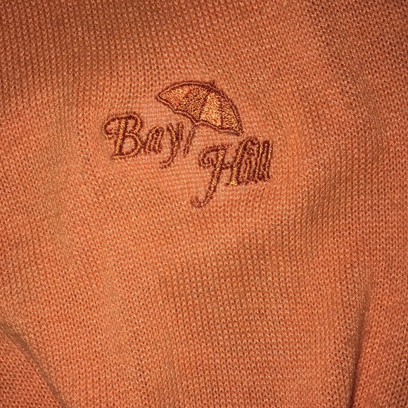 PETER MILLAR - 1/4 zip orange top - Picture 4 of 5